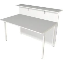 Kerkmann Empfangstheke Atlantis, Nussbaum / Weiß, 140 X 110 X 92cm, Kompakttheke -Leitz || Novus || Herlitz Shop 003efadf8eb75bc3f932b0a743e61c92a38cd8bb empfangstheke kerkmann atlantis