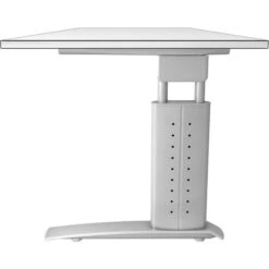 Hammerbacher Schreibtisch U-Serie, Verstellbar, 80 X 68-86 X 80cm, Nussbaum / Weiß -Leitz || Novus || Herlitz Shop 0136df2fe6225e42609270544832d35d3c33d31f schreibtisch hammerbacher u serie