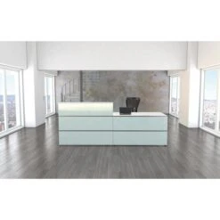 Kerkmann Empfangstheke Atlantis, Weiß / Weiß, Rezeption, Mit Anbautisch, 2 Elemente -Leitz || Novus || Herlitz Shop 0dd3201304c061550198d39d3d0d892035cae041 empfangstheke kerkmann atlantis