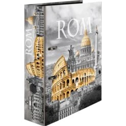 Herma 7174 Trendmetropolen Motivordner Rom, A4, Breit