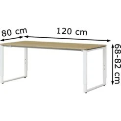 Röhr Schreibtisch Objekt.pur, Eiche Massivholz, Höhenverstellbar, 180 X 68-82 X 80cm -Leitz || Novus || Herlitz Shop 1b0c1c71b8ed1736f6930f9fdca430f1e4d52a3e schreibtisch roehr objekt.pur eiche massivholz