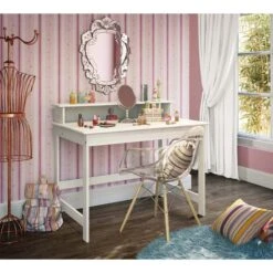 Inter-Link Schreibtisch Hilda 20900355, Weiß, Maße: 110 X 69cm, Aus Massivholz -Leitz || Novus || Herlitz Shop 1b408ed1b48c9024b00e5865d0644bd52655954d schreibtisch inter link hilda 20900355 weiss