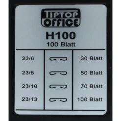 TipTop-Office Heftgerät TTO 403294, H100, Blockhefter, Heftleistung 100 Blatt, Schwarz -Leitz || Novus || Herlitz Shop 250793f423db90bf70c6c0af3ffdde6af76bd1f7 heftgeraet tiptop office tto 403294 h100
