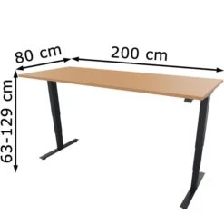 Fm-Büromöbel Schreibtisch Move 2.0, Buche, Elektrisch Höhenverstellbar, 200 X 63-129 X 80cm 9 Fm-Büromöbel Schreibtisch Move 2.0, Buche, Elektrisch Höhenverstellbar, 200 X 63-129 X 80cm -Leitz || Novus || Herlitz Shop 2541e60dc62194fb707ce1c72afc9f7bb23b8600 schreibtisch fm bueromoebel move 2.0 buche