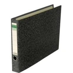 Elba 100202078 Rado Ordner, A3 Quer, Schmal, Hartpappe, Schwarz