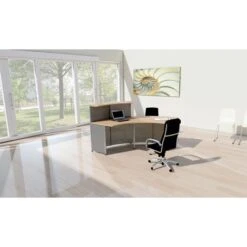 Kerkmann Empfangstheke Genua, Silber / Buche, 219 X 115 X 105cm, Bogentheke Mit Anbautisch -Leitz || Novus || Herlitz Shop 311c0845727d2bb1376e2b685b40e4c1562ece8e empfangstheke kerkmann genua silber buche