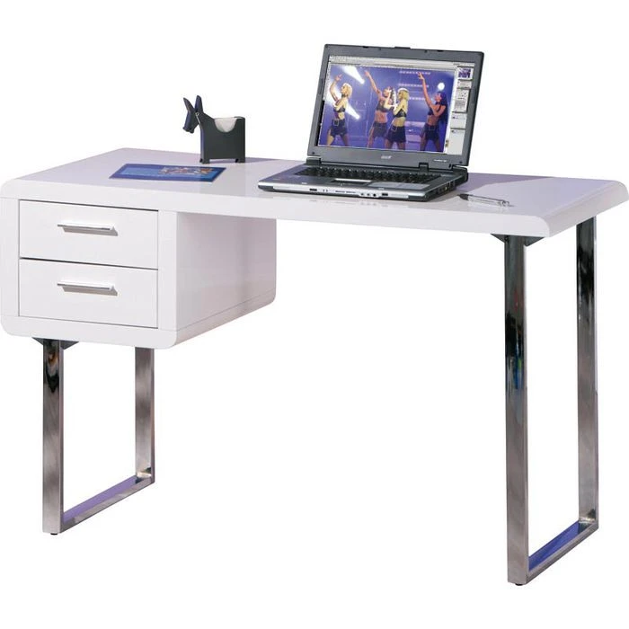 Inter-Link Schreibtisch Claude 50501010, Weiß, Maße: 120 X 55cm 1 Inter-Link Schreibtisch Claude 50501010, Weiß, Maße: 120 X 55cm