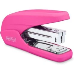 RAPESCO Heftgerät X5-25ps Less Effort, 1384, Heftleistung 25 Blatt, Pink