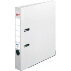 Herlitz MaX.file Nature Plus 10841690 Ordner, A4, Schmal, Karton, Weiß, 5cm