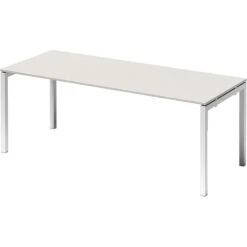 Bisley Schreibtisch Cito, DUF2008GW396, Weiß, Maße: 200 X 80cm