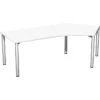 Geramöbel Schreibtisch Flex S-550316-WS, Weiß, Maße: 216,6 X 113cm, 135° Winkel