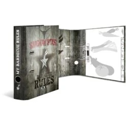 Herma Ordner 19597 BBQ, Rezeptordner, Karton, A4, 7cm, Motiv Smokin Star, Inkl. Register -Leitz || Novus || Herlitz Shop 6653c626e57193631568ccdc34adce31801fd7c6 ordner herma 19597 bbq rezeptordner karton a4