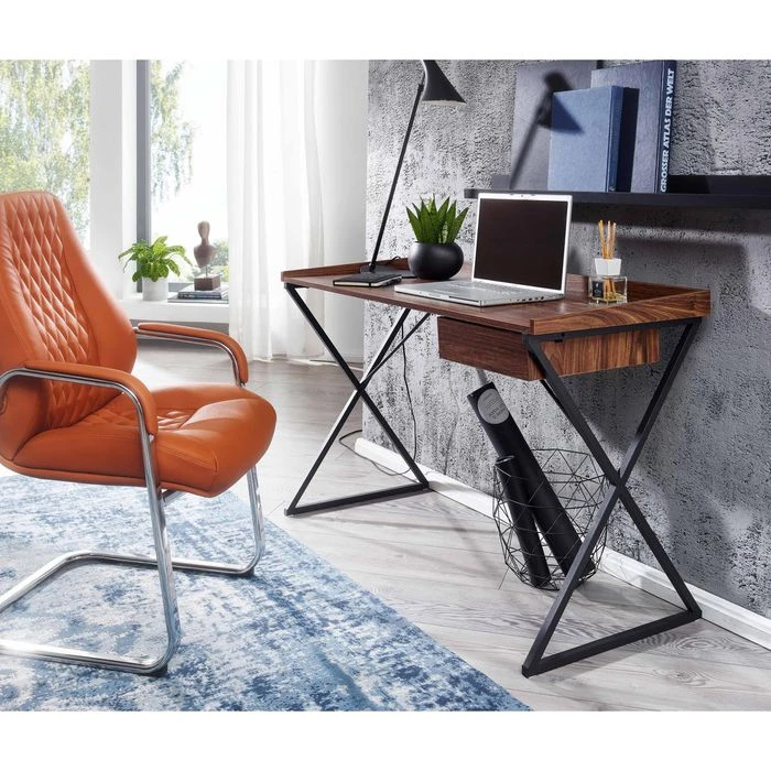 Wohnling Schreibtisch WL6.374, Eiche, Maße: 123 X 55cm 2 Wohnling Schreibtisch WL6.374, Eiche, Maße: 123 X 55cm – Bild 2