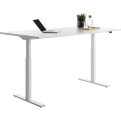 Topstar Schreibtisch E-Table, TTS18080WW, Elektrisch Höhenverst., 180 X 70-120 X 80cm, Weiß -Leitz || Novus || Herlitz Shop 6ddec016f9936ad7138b651939f7a0924c20169f schreibtisch topstar e table tts18080ww