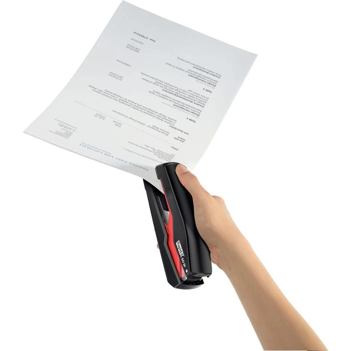 Rapid Heftgerät S030c Omnipress, 5000550, Flat-Clinch, Heftleistung 30 Blatt, Schwarz / Rot 3 Rapid Heftgerät S030c Omnipress, 5000550, Flat-Clinch, Heftleistung 30 Blatt, Schwarz / Rot – Bild 3