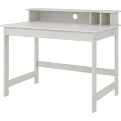 Inter-Link Schreibtisch Hilda 20900355, Weiß, Maße: 110 X 69cm, Aus Massivholz