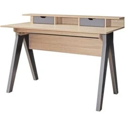 Wohnling Schreibtisch Samo WL1.790, Sonoma Eiche, Maße: 120 X 59cm