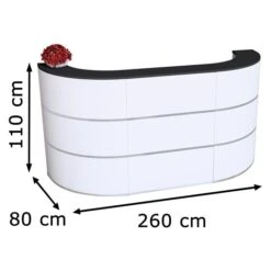 Kerkmann Empfangstheke Cento 3a, 3856, Weiß / Anthrazit, 260 X 110 X 80cm, Rezeption -Leitz || Novus || Herlitz Shop 8c9b95898b73146f297557590c70eb024a7e9c46 empfangstheke kerkmann cento 3a 3856