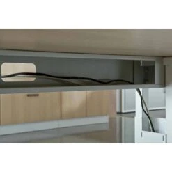 Hammerbacher Schreibtisch O-Serie, Asteiche, Verstellbar, 140 X 68-85 X 67,2cm, Mini Office -Leitz || Novus || Herlitz Shop 8f35f6b502569c227c6f2adc3d24b17d6b7b6999 schreibtisch hammerbacher o serie asteiche