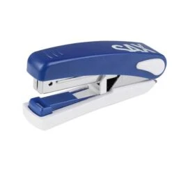 Sax Heftgerät Design 519, 0-519-14, Flat-Clinch, Heftleistung 20 Blatt, Blau