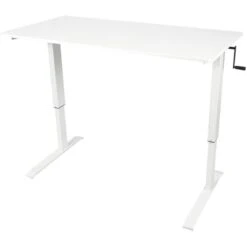 Luxor Schreibtisch SUD-C-W-160, Weiß, Manuell Verstellbar Mit Kurbel 160 X 75-115 X 80cm -Leitz || Novus || Herlitz Shop 90b1629068d808f73ef782ae25d60638cfd2f1bc schreibtisch luxor sud c w 160 weiss