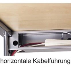 Hammerbacher Schreibtisch B-Serie, Ahorn, Maße: 180 X 80cm -Leitz || Novus || Herlitz Shop 92e21e208cdb99a222408e977d50746980936cec schreibtisch hammerbacher b serie ahorn