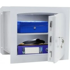 Rottner Tresor Delta 40, 43 X 49cm, Mit Doppelbartschloss, 42kg, Wandeinbau