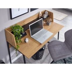 Wohnling Schreibtisch WL6.373, Eiche, Maße: 120 X 60cm -Leitz || Novus || Herlitz Shop 9da7ebe393512feb26010ea1a56a0458557eda59 schreibtisch wohnling wl6.373 eiche