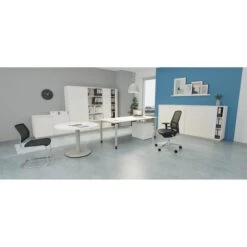 Fm-Büromöbel Schreibtisch Fastline Fm11, Höhenverstellbar, 200 X 68-82 X 80cm, Diamantweiß -Leitz || Novus || Herlitz Shop 9e0b14a42fb049b132958672dbaea6a10d0171d3 schreibtisch fm bueromoebel fastline fm11