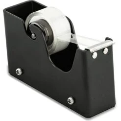 Kornet&Hahn Klebefilmabroller 40371016, Schwarz, Tischabroller Für Kleberollen 19mm X 33m