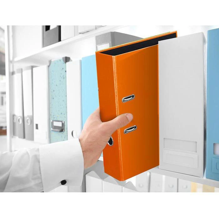 Veloflex Velocolor 4142330 Ordner, A4, Breit, Karton, Orange – Bild 3