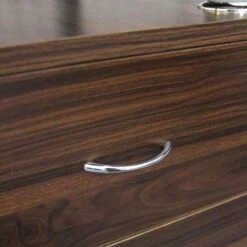 HJh-OFFICE Schreibtisch Castor I, 830093, Walnuss, Mit Standcontainer, 152 X 144cm, L-Form -Leitz || Novus || Herlitz Shop b24e58f730cccffac00a56f8902f4e56f7cd0966 schreibtisch hjh office castor i 830093 walnuss