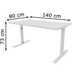 Quadrifoglio Schreibtisch Idea+ Tube, Weiß / Weiß, Maße: 140 X 80cm -Leitz || Novus || Herlitz Shop b3961776f2218507af5ba536f810c6ade00ccd05 schreibtisch quadrifoglio idea plus tube weiss weiss