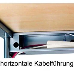 Hammerbacher Schreibtisch B-Serie, Weiß, Maße: 180 X 80cm -Leitz || Novus || Herlitz Shop b7b9f5831d726d9b9b2714454fed480180a2df75 schreibtisch hammerbacher b serie weiss