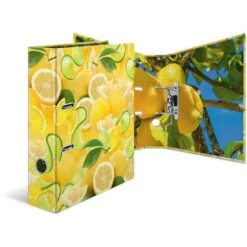 Herma Ordner 7114 Früchte, Karton, A4, 7cm, Motiv Zitrone -Leitz || Novus || Herlitz Shop bb11a817fae18fd619c286aa916a7198852cc222 ordner herma 7114 fruechte karton a4