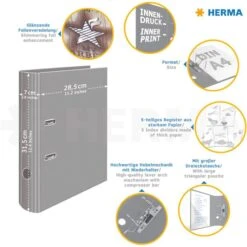 Herma Ordner 19597 BBQ, Rezeptordner, Karton, A4, 7cm, Motiv Smokin Star, Inkl. Register -Leitz || Novus || Herlitz Shop c48ae37bed4247f16ef5f24128ad4749c5741ca8 ordner herma 19597 bbq rezeptordner karton a4