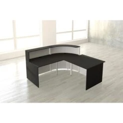 Kerkmann Empfangstheke Cento 4, 3853, Winkeltheke, Weiß / Anthrazit, 195 X 110 X 180cm, M. Anbautisch -Leitz || Novus || Herlitz Shop c6d9b949b56e3f3469b3aefcb86f2a48945113ef empfangstheke kerkmann cento 4 3853 winkeltheke