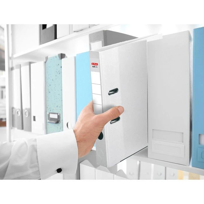 Herlitz MaX.file Nature Plus 10841690 Ordner, A4, Schmal, Karton, Weiß, 5cm 3 Herlitz MaX.file Nature Plus 10841690 Ordner, A4, Schmal, Karton, Weiß, 5cm – Bild 3