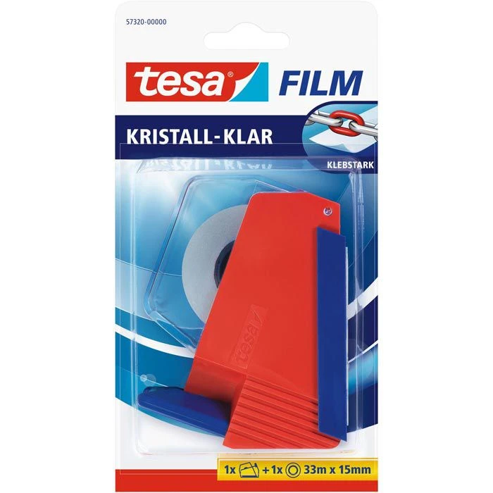 Tesa Klebefilmabroller 57320, Rot/blau, Wandabroller Für Kleberollen 15mm X 33m 5 Tesa Klebefilmabroller 57320, Rot/blau, Wandabroller Für Kleberollen 15mm X 33m – Bild 5