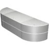 Kerkmann Empfangstheke Padua 1, 3538, Silber / Weiß, 297 X 74 X 81cm, Rezeption