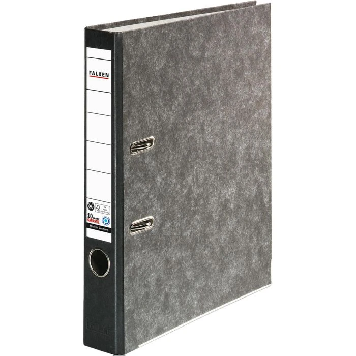 Falken 80022700 Ordner, A4, Schmal, Karton, Schwarz