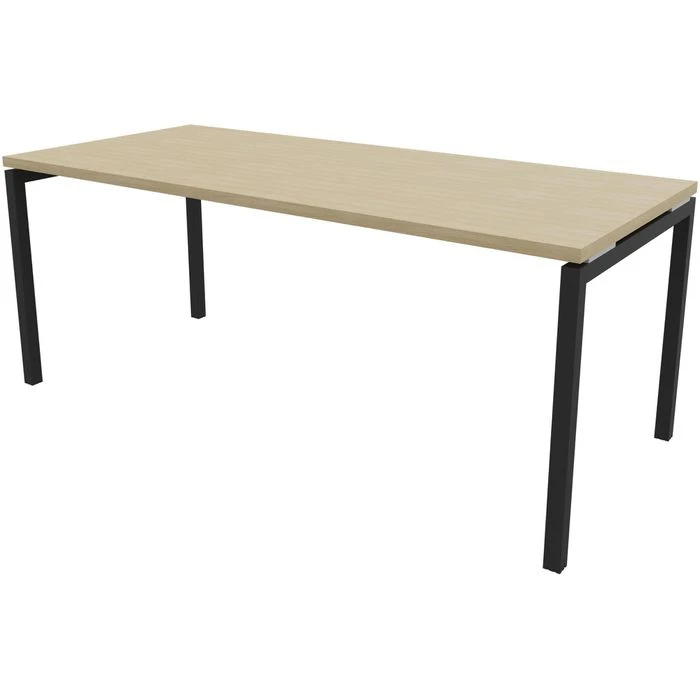 Quadrifoglio Schreibtisch Idea+ 01, Maße: 180 X 80cm, Eiche / Dunkelgrau 1 Quadrifoglio Schreibtisch Idea+ 01, Maße: 180 X 80cm, Eiche / Dunkelgrau