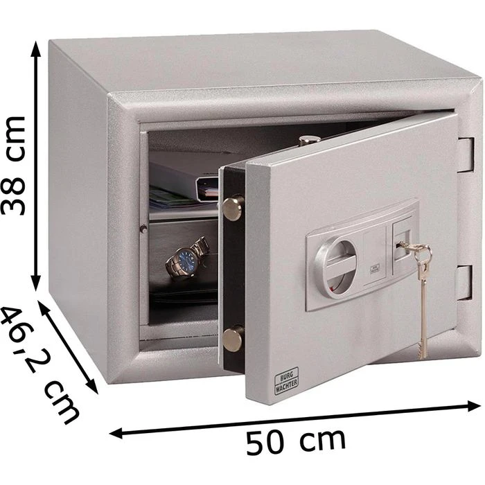 Burg Wächter Burg-Wächter Tresor Diplomat MTD 740 F60 K, 38 X 50 Cm, Mit Doppelbartschloss, 92kg 2 Burg Wächter Burg-Wächter Tresor Diplomat MTD 740 F60 K, 38 X 50 Cm, Mit Doppelbartschloss, 92kg – Bild 2