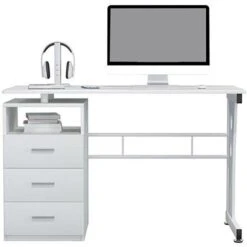 Böttcher-AG Schreibtisch S-352/2073, Weiß, Mit Standcontainer, Maße: 120 X 58cm -Leitz || Novus || Herlitz Shop e814dbd8b48438632a7a84f7fe78e3543efaa49c schreibtisch boettcher ag s 3522073 weiss