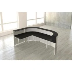 Kerkmann Empfangstheke Cento 6, 3855, Weiß / Anthrazit, 260 X 110 X 180cm, Winkeltheke -Leitz || Novus || Herlitz Shop edbef48fdd5fab3b75fb4f59af8e236f5e716f68 empfangstheke kerkmann cento 6 3855