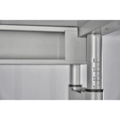 Hammerbacher Schreibtisch Z-Serie, Verstellbar, 180 X 68-82 X 80cm, Ahorn / Silber -Leitz || Novus || Herlitz Shop eee7c6d6380e73f0a12554c432cb68928a5f8da9 schreibtisch hammerbacher z serie