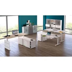 Kerkmann Schreibtisch Move 3, 3814, Lichtgrau, Elektrisch Höhenverstellbar, 180 X 72-120 X 80cm -Leitz || Novus || Herlitz Shop f285fae04a3cfe2b959b048ed9fa877bbe99a2d0 schreibtisch kerkmann move 3 3814 lichtgrau