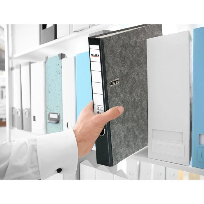 Falken 80022700 Ordner, A4, Schmal, Karton, Schwarz 3 Falken 80022700 Ordner, A4, Schmal, Karton, Schwarz – Bild 3