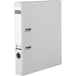 Leitz Ordner 1008-00-01, Vollpapier, Karton, A4, 5,2cm, Weiß
