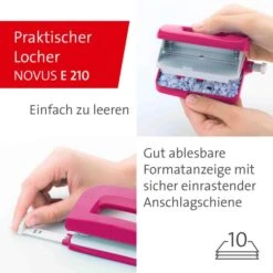 Novus Heftgerät Twinset E15/E210, 020-1875, Set, 3-teilig, Heftleistung 15 Blatt, Pink -Leitz || Novus || Herlitz Shop fe43d9992d0e3e324cd3bac8661883467a9eca52 heftgeraet novus twinset e15e210 020 1875 set